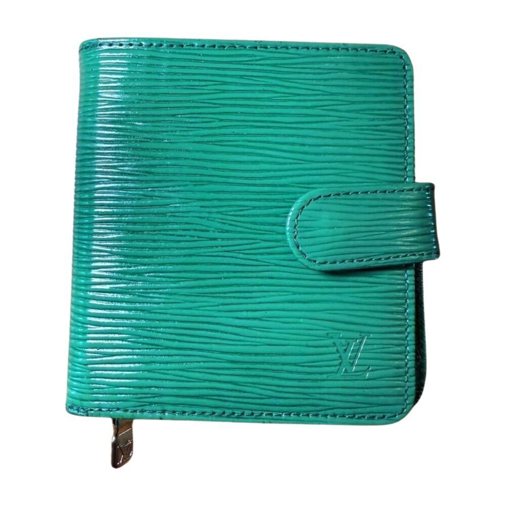 Louis Vuitton Epi Leather Wallet, Green - Picture 1 of 8